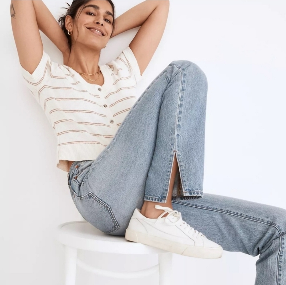 SOLD: NWT Madewell Perfect Vintage Straight Jeans
